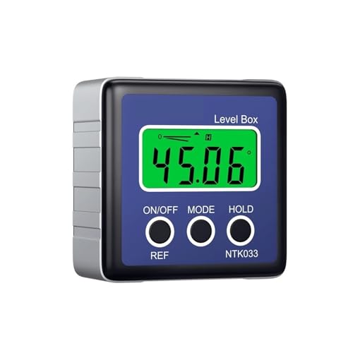 0-90° Digitaler Winkelmesser Neigungsmesser Elektronische Wasserwaage Hintergrundbeleuchtetes LCD-Display von QRNHPJLJK