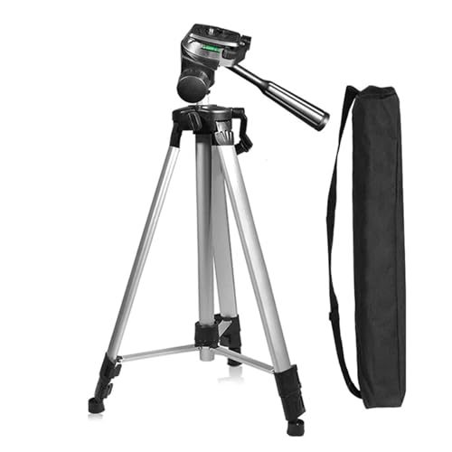 1,5 m/60 Zoll faltbares Dreibeinstativ oder Ständer mit 3 Abschnitten, 5/8-Zoll- oder 1/4-Zoll-Gewindekabel for horizontale Drehung(H15Z-LB06) von QRNHPJLJK