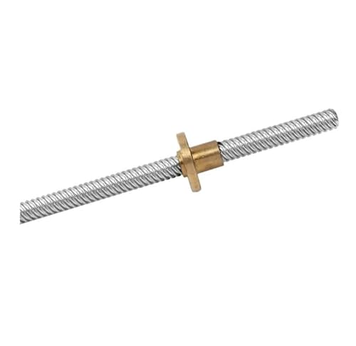 1 STÜCKE 3D-Drucker CNC Trapez Rod Linear T10 Gewinde 10mm Blei 2/4/8/10/12mm Schaftlänge 200mm Kupfermutter(Lead 2mm) von QRNHPJLJK