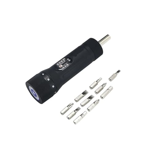 10-teiliger Bitsatz, 1/4-Zoll-Schraubendreher mit einem Drehmomentbereich von 10–70 in-lbs von QRNHPJLJK