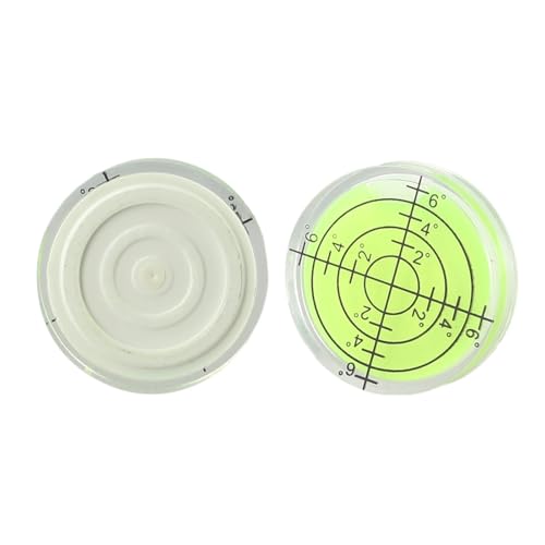 10er-Packung fluoreszierende gelb-grüne Wasserwaagen aus Acryl 1,26 x 0,28 Zoll von QRNHPJLJK
