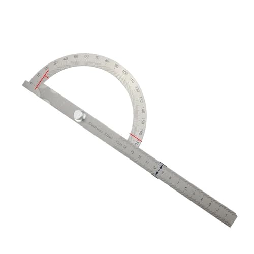 180-Grad-Winkelmesser Metallmessgerät Winkelmesser Edelstahl-Winkelmesser(Protractor Type C) von QRNHPJLJK