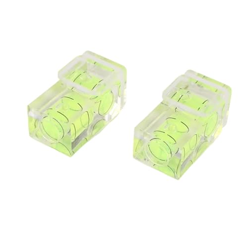 2er-Pack Blitzschuh-Kamera-Wasserwaage mit zwei Achsen, 3 x 18 x 18 mm von QRNHPJLJK