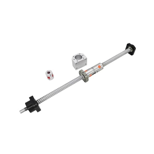 3205 Kugelumlaufspindel 400 mm bis 1500 mm DFU3205 Doppelkugelmutter + FK25 FF25 + Koppler(600mm) von QRNHPJLJK