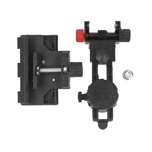 360-Grad-verstellbare Halterung ABS drehbare Feineinstellungsbasis Metallplatte mit Clip von QRNHPJLJK