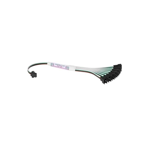 DC5-24V Mini-SPI-Signal-Repeater-Verstärker, geeignet for WS2812B WS2811 1903 16703 IC-Pixel-RGB-LED-Lichtstreifen, adressierbares Fantasy-Band (Color : 1 to 8) von QRNHPJLJK