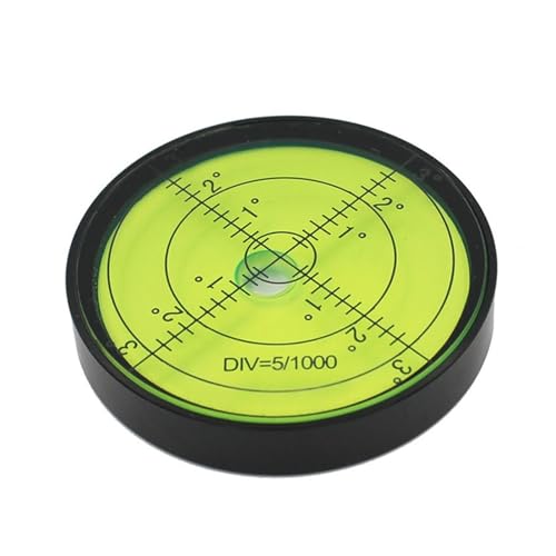 Dosenlibelle mit einem Blasendurchmesser von 60 mm und einer Höhe von 10 mm for Nivellieren von Oberflächen(Green in black) von QRNHPJLJK