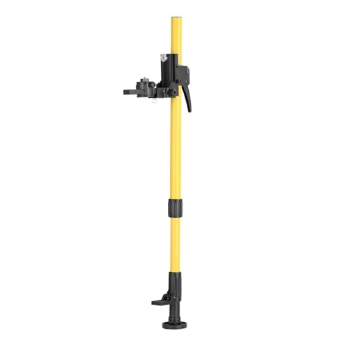 Drahtnivellierer, Teleskopstange, Aluminiumlegierung, verstellbare Hubverlängerungshalterung, 1/4 Zoll und 5/8 Zoll(0.75-4.2m) von QRNHPJLJK
