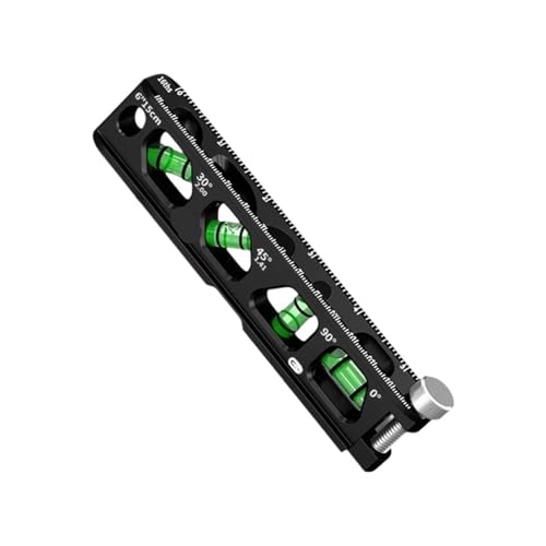 Dual skala kalibrierung werkzeug 4 blase flaschen V-nut basis Solide aluminium legierung ebene P9YB(P9YB1SA204086-BK-6IN) von QRNHPJLJK