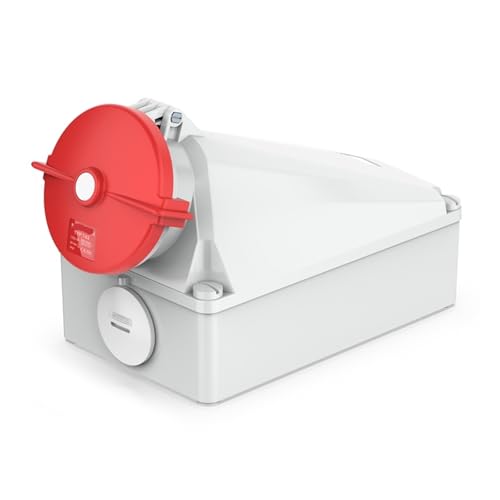 Einphasiger dreiphasiger Luftfahrt-Aufputzsteckdose Industriestecker 3P 4P 5P(125A 4P IP67) von QRNHPJLJK