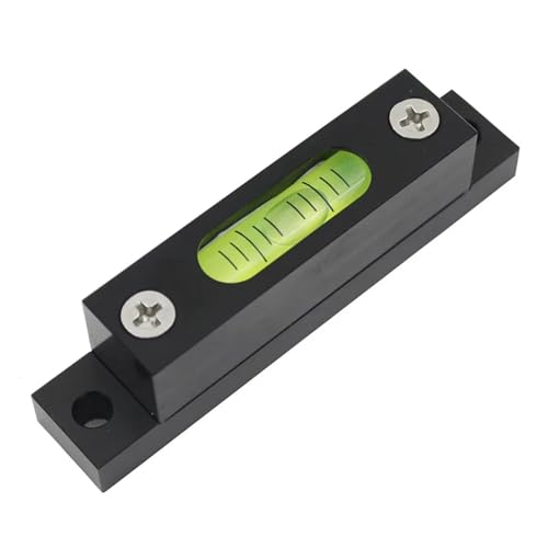 Hochpräzise kleine Libelle, Libelle, einstellbare Genauigkeit: 1,5 mm/m(Black) von QRNHPJLJK