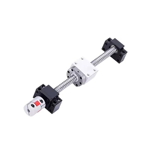 Kugelumlaufspindel 25 mm Rolle SFU2510 200 mm – 1100 mm C7-Verarbeitung, mit BK20BF20+25H+-Kupplung(850mm) von QRNHPJLJK