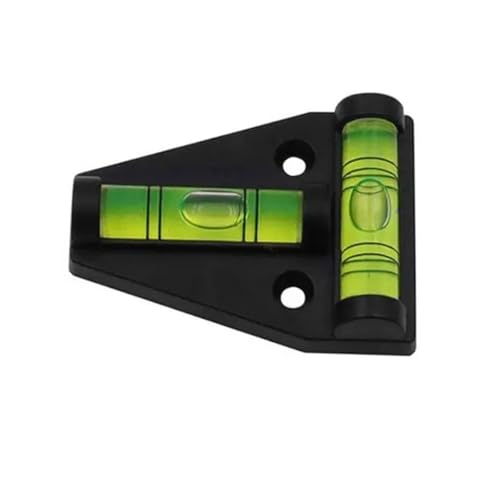 Mini T-förmiges Messgerät Kunststoff-Dreieck-Wasserwaage(Black) von QRNHPJLJK