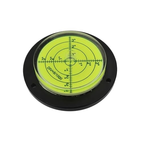 Präzisions-Oszilloskop-Wasserwaage mit Befestigungslöchern(80mm Black) von QRNHPJLJK
