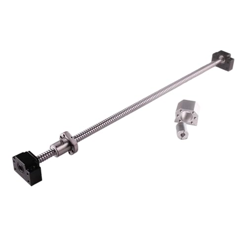 Rechtsgewinde SFU1605 gerollte Kugelumlaufspindel C7 Endenbearbeitungslänge 250 mm bis 2000 mm + Mutterngehäuse BK/BF12 Endstütze + Kupplung RM1605(600mm) von QRNHPJLJK