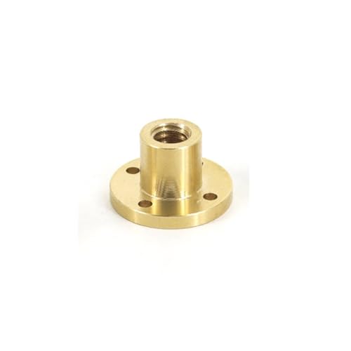 T10 Mutter Trapezgewindespindel Messing Durchmesser 10mm Steigung 2mm 3mm Steigung 4mm 8mm 14mm(Pitch 2mm lead 10mm) von QRNHPJLJK