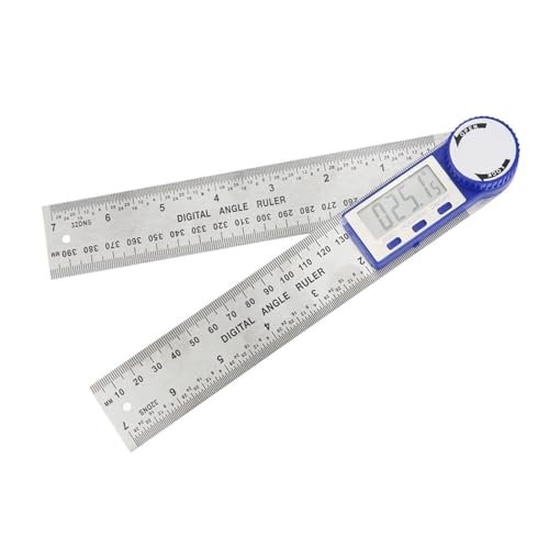 Winkelmesser 360-Grad-Winkelmesser Digitaler Winkelmesser Multifunktionales Metall-Quadratlineal(Protractor 2) von QRNHPJLJK