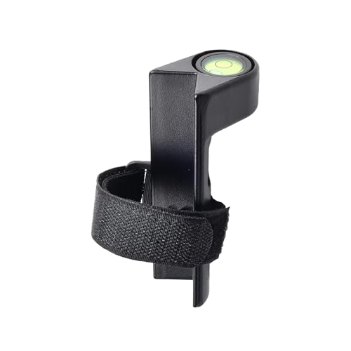 Zentrierstab Wasserwaage rechtwinklig leichtes selbstklebendes Band Aluminiumlegierung Größe 30 cm 11,81 Zoll(Black) von QRNHPJLJK