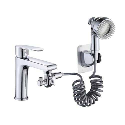 Vielseitige Waschbecken Wasserhahn Verlängerung Mit Verstellbarem Arm Wasserhahn Verlängerung Mit Erweiterbarem Duschkopf Für Ein Besseres Erlebnis Badezimmer Waschbecken Multifunktionale Drehbare von QRONCES
