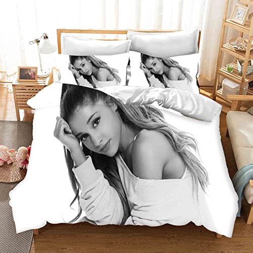 QROXY Bettbezug Bettwäsche Set,100% Mikrofaser, Bettwäsche-Set Mikrofaser Weiche Mit Reißverschluss Bettbezug Und Kissenbezüge Für Teens Adult (1,Single 140×210CM) von QROXY