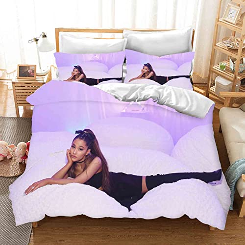 QROXY Bettbezug Bettwäsche Set,100% Mikrofaser, Bettwäsche-Set Mikrofaser Weiche Mit Reißverschluss Bettbezug Und Kissenbezüge Für Teens Adult (8,Single 135×200CM) von QROXY