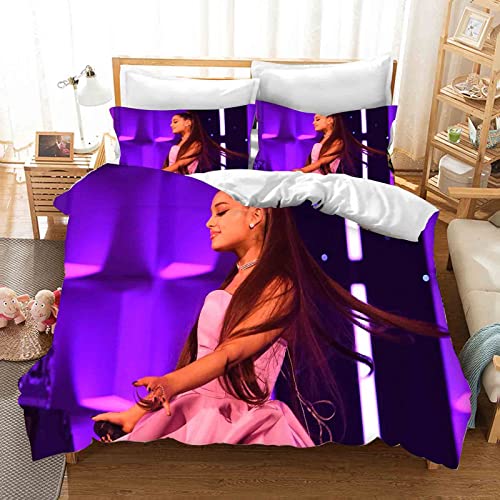 QROXY Bettbezug Bettwäsche Set,100% Mikrofaser, Bettwäsche-Set Mikrofaser Weiche Mit Reißverschluss Bettbezug Und Kissenbezüge Für Teens Adult (9,Single 135×200CM) von QROXY