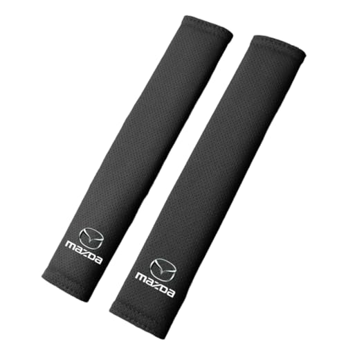 QRSWEWPA Premium Wildleder Autogurtpolster für Mazda CX-30 2020-2023,12,2 Zoll Groß - Weich & Atmungsaktiv für Komplettschutz | Auto Innenzubehör,4 pcs-Grey von QRSWEWPA