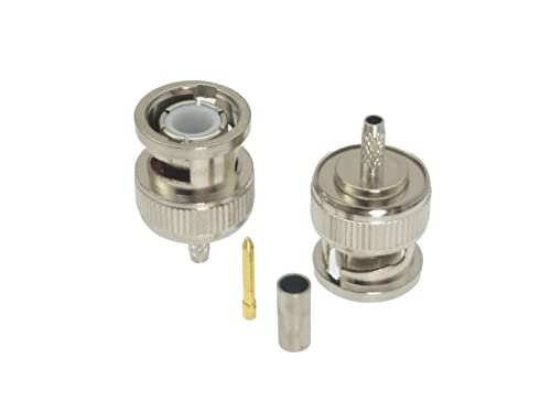 1 Stück BNC Männliche Plug Crimp. RG174 LMR100 RG316. Kabel Rf Koaxialsteckeradapter(More than 50pcs) von QSBVSO