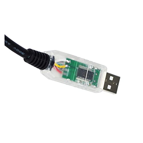 FT232RL U ZU RS485 4 ADER 4P SERIELLES KOMMUNIKATIONSKABEL U -RS485-WE-1800-BT VCC GND Data AB(8M,Transparent USB Case) von QSBVSO