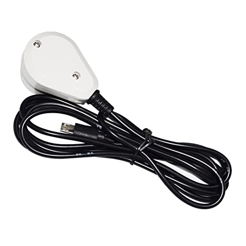 Micro USB 2.0. zu Irda Nah-Infrarot IR. Magnetadapter Transparentes Übertragungskabel Compatible with elektrische Gas-Wasserzähler-Datenlese(1.5M) von QSBVSO