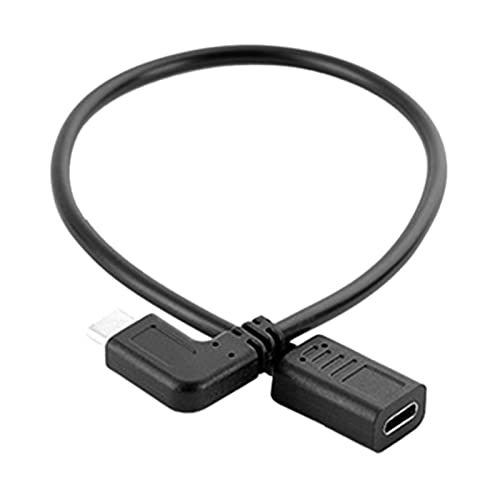 QSBVSO 0,3 Meter umkehrbares Design Typ C 3.1 90-Grad-Stecker auf C-Buchse Verlängerungsdatenkabel Verlängerungskabel QSBVSO 0,3 Meter umkehrbares Design Typ C 3.1 90-Grad-Stecker auf C-Buchse Verlängerungsdatenkabel Verlängerungskabel von QSBVSO