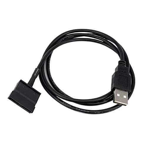 QSBVSO 15-poliges Stromkabel U 2.0 auf 2,5-Zoll-Festplattenbuchse, 5-V-Kabel(50cm) von QSBVSO