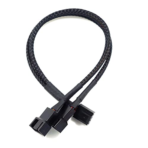 QSBVSO 1pcs / 2pcs / 5 stücke 4 pin Pwm Splitter 4Pin. Pwm Weibliche bis 3/4 Pin Pwm Adapterkabel Compatible with Computer Zentralprozessor Gehäuse-Lüfter-Armbandkabel(2pcs) von QSBVSO