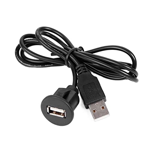 QSBVSO 2.0 Verlängerungskabel Typ A Stecker auf Buchse Anschlusskabel Stecker Auto Zigarettenanzünder Konverterkabel 2m/6ft von QSBVSO