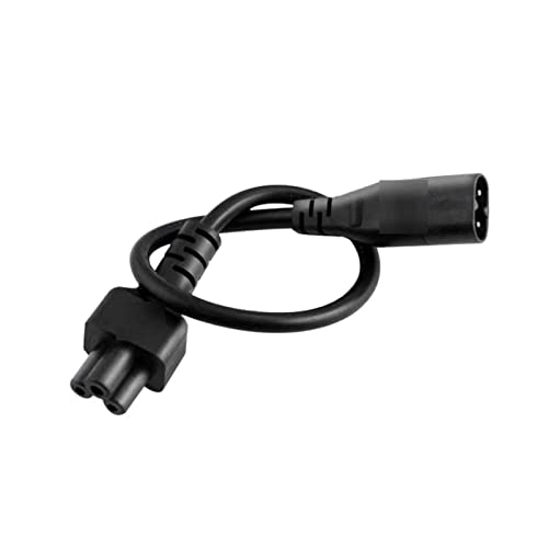 QSBVSO C5 zu C8 Stromkabeladapter Kurzes Verlängerungskabel Konvertierungskabel Adapter Adaptador Conveter C5-C8 30CM von QSBVSO