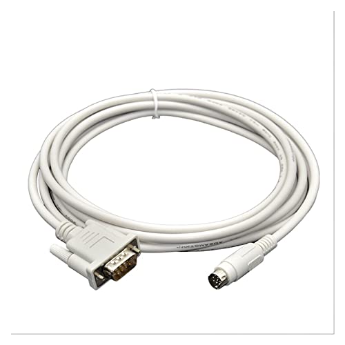 QSBVSO DOP-FX for Delta HMI DOP-107BV/107EV DOP-130BQ. Anschluss an das SPS-Programmierkabel DOP A/B-FX der FX3U FX2N FX3G-Serie(DOP(A)-FX,3 m) von QSBVSO