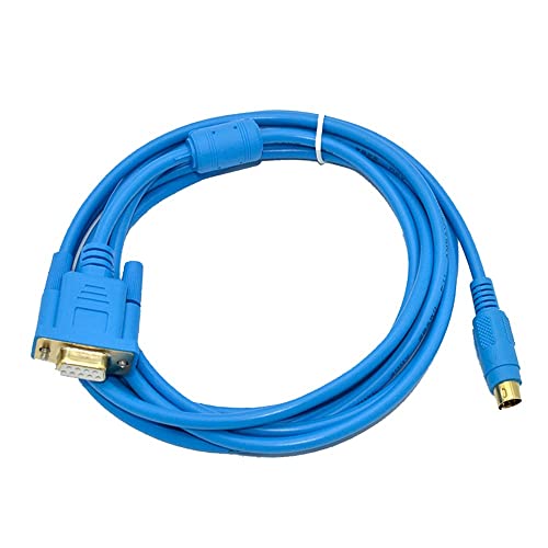 QSBVSO Geeignet for Delta-SPS-Programmierkabel PC-DVP-Downloadkabel Serielle RS232-Schnittstelle DVPCAB215-Datenleitung(DVPCAB215(Blue),3m) von QSBVSO