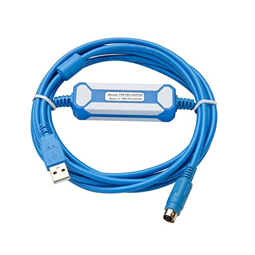 QSBVSO Geeignete FATEK FBS-Serie SPS-Programmierkabel Kommunikationsdaten-Downloadleitung USB-FBS-232P0-9F+(Gold Plated Version) von QSBVSO