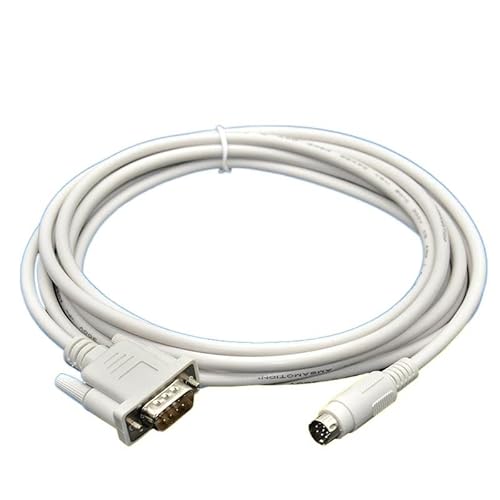 QSBVSO Kompatibles Delta DOP-DVP-Programmierkabel DOP-Touchpanel und SPS-Kommunikationskabel DOP-XC der DVP-Serie(DOP-DVP,5m) von QSBVSO