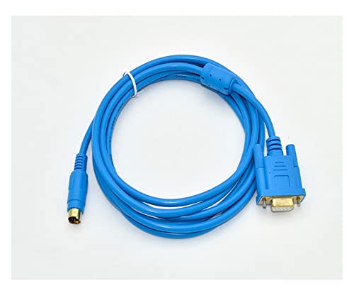 QSBVSO Programmierkabel SC-11 Geeignet for SPS der FX/1N/2N/1S/0N/FX3U-Serie, 9-poliger Stecker auf Buchse, RS232-Kommunikations-Download(SC-11(Blue),3M) von QSBVSO