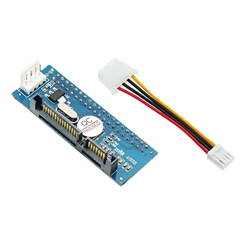 QSBVSO SATA IDE. Adapter 40 Pin IDE Zu Sata Stecker 3.5. HDD IDE/PATA Festplattenadapterwandler mit 7-Pin -Sata. Datenkabel von QSBVSO