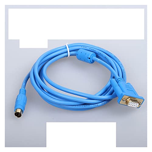QSBVSO TK6070-FX for Weinview TK6070 Touchscreen Verbinden FX Serie PLC Kabel TK6070IH/IK/IP-FX Programmierkabel(Gold Plated Version,2m) von QSBVSO
