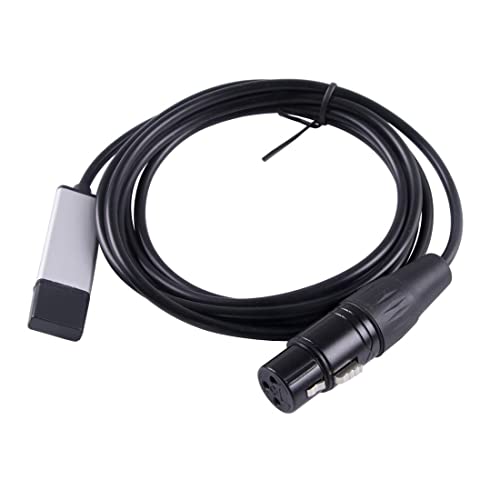 QSBVSO USB Zu D-M-X 3p XLR FTDI RS485 Schnittstellenadapterkabel kompatibel mit Bühnenlicht PC D-M-X512 Controller Dimmer Conversion(1.8M) von QSBVSO