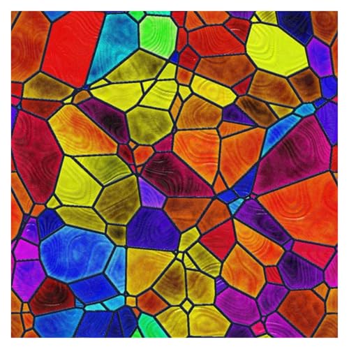 Bemalte Kunstglasfolie, personalisierte Trennwand, Badezimmertür, transparenter elektrostatischer Fensteraufkleber(CH-73,40x80cm) von QSCTYG