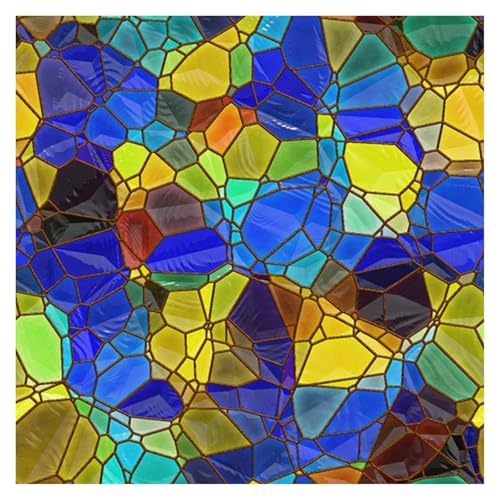 Bemalte Kunstglasfolie, personalisierte Trennwand, Badezimmertür, transparenter elektrostatischer Fensteraufkleber(CH-75,50x200cm) von QSCTYG