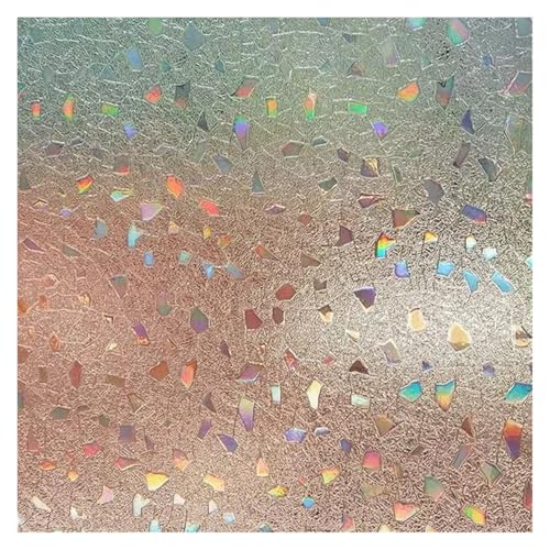 Fenster-Sichtschutzfolie, Fenster-Vinyl, Buntglas-Fensteraufkleber, statisch haftender Fensteraufkleber(WP1017,55x100cm) von QSCTYG