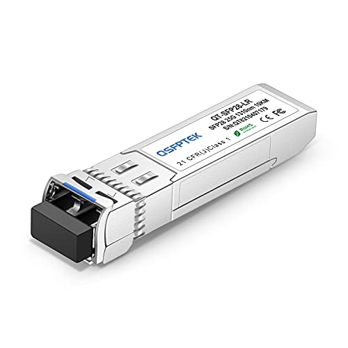 QSFPTEK 25GBASE-LR SFP28-Modul Single-Mode 1310nm 100m Dom LC Optisches Transceiver-Modul für Intel E25GSFP28LR QSFPTEK 25GBASE-LR SFP28-Modul Single-Mode 1310nm 100m Dom LC Optisches Transceiver-Modul für Intel E25GSFP28LR von QSFPTEK