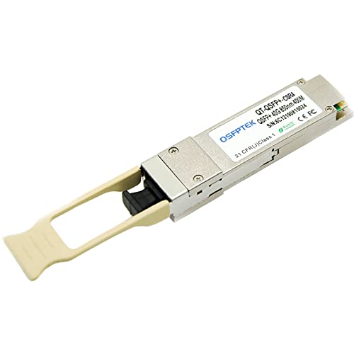 QSFPTEK 40GBASE-CSR4 Optical Transceiver QSFP+ 850nm 400m Dom MTP/MPO MMF Module for Cisco QSFP-40G-CSR4 QSFPTEK 40GBASE-CSR4 Optical Transceiver QSFP+ 850nm 400m Dom MTP/MPO MMF Module for Cisco QSFP-40G-CSR4 von QSFPTEK