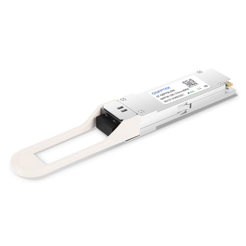 QSFPTEK 100GBASE-ZR4 QSFP28 Modul, 100 GB Computernetzwerk-Transceiver, 100 Gigabit Mini GBIC Optisches Quad kleiner Formfaktor, steckbarer LC, 1310 nm 80 km, SMF kompatibel für Cisco QSFP-100G-ZR4-S von QSFPTEK