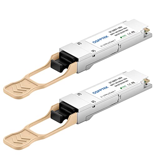 QSFPTEK Cisco QSFP-40G-SR4 Optisches Transceiver-Modul, 40GBASE-SR4 QSFP+ 850nm 100M DDM MTP/MPO MMF QSFPTEK Cisco QSFP-40G-SR4 Optisches Transceiver-Modul, 40GBASE-SR4 QSFP+ 850nm 100M DDM MTP/MPO MMF von QSFPTEK